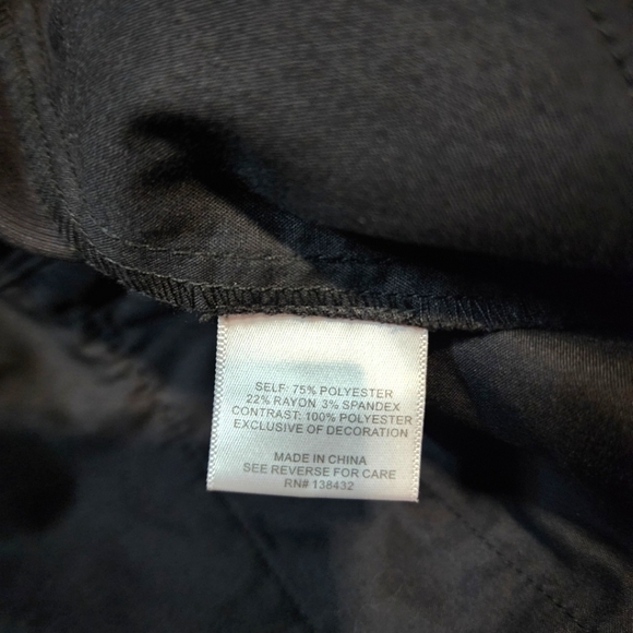 ModCloth Wide Leg Pants Black Size 24X Large - Picture 5 of 5